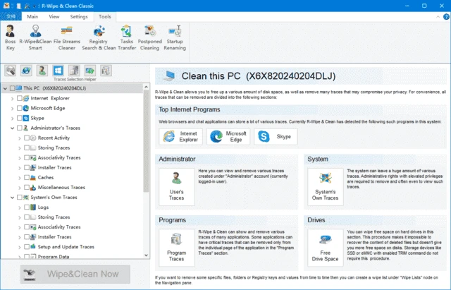 图片[1]-R-Wipe & Clean(清除无用垃圾文件) v20.0.2537 便携版-五九软件库