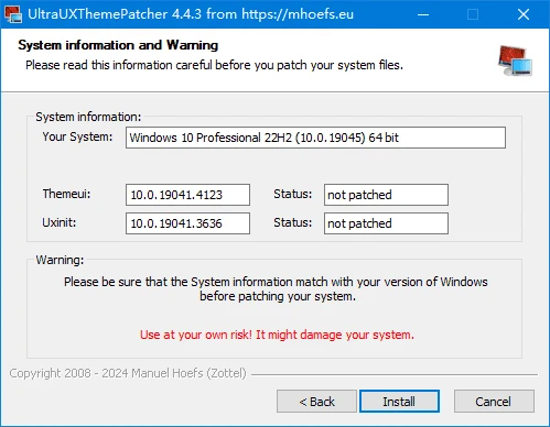 图片[1]-UltraUXThemePatcher(Win11主题破解限制工具) v4.5.0-五九软件库