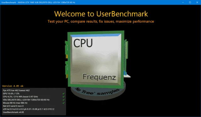 图片[1]-UserBenchmark(系统测试跑分软件) v5.3.8.0 便携版-五九软件库